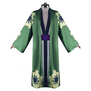 Anime Roronoa Zoro Cosplay Costume Clothes Full Set One Pieced Zoro Kimono Cosplay Costume