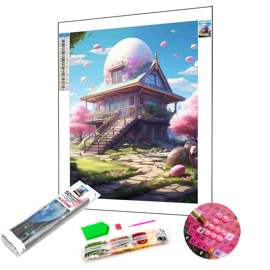 DIY Dream house cross stitch home decoration  Diamond Painting Kits for Adults paintings and wall arts