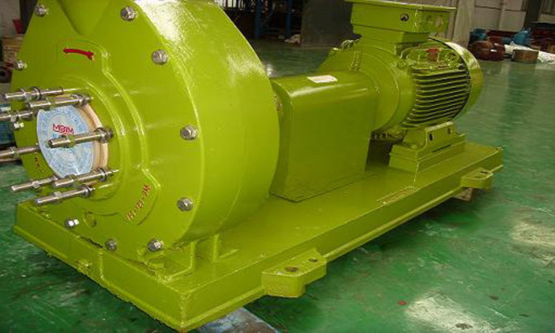 PVDF material pump RCNKU100-80-160 horizontal single-stage end-suction top-discharge centrifugal pumps standardized to ISO 2858