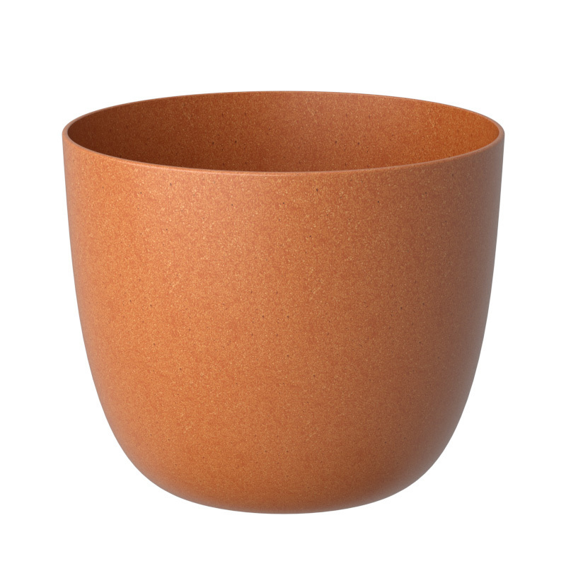 Pioneera Durable Modern Flower Pot 30cm Eco Plant Fiber Rice Hull Decorative Indoor Plant Pots Large Outdoor Pots for Plants