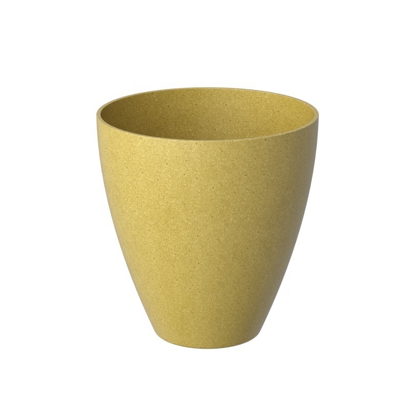 Pioneera Wholesale 5.8inch Plant Pot Eco Plant Fiber Decorative Naturally Flower Pot Plant Pot for Home Indoor Outdoor