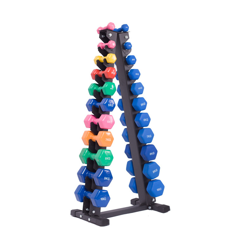 triangle dumbbell small storage rack stand weight rack for 11pairs dumbbells