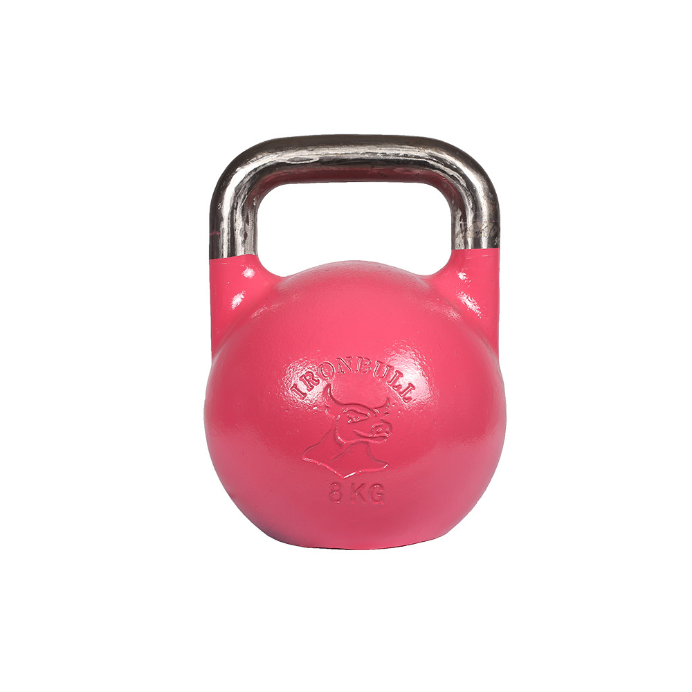 competition kettlebell with stainless handle 8kg 12kg 16kg 20kg 24kg 28kg 32kg