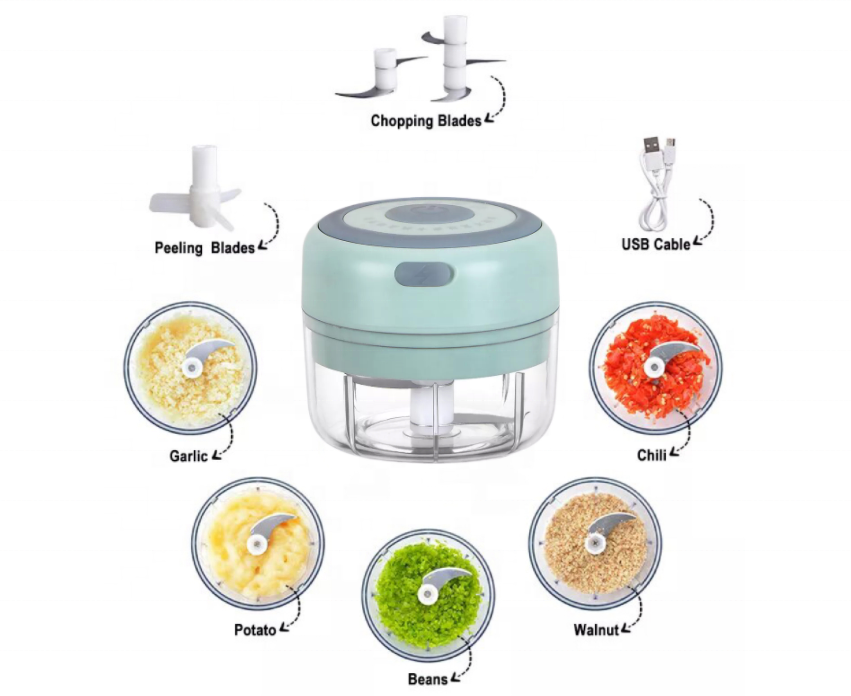 Multifunction Usb Wireless Electric Mini Meat Grinder Automatic Portable Cordless Home Kitchen Mini Food Processor Crusher Mixer