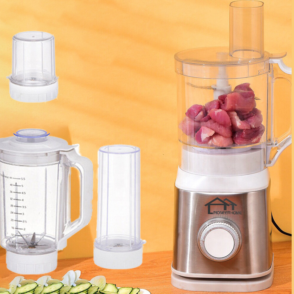 Multi-function 4 in 1 Kitchen Table Blender Stainless Steel Meat Grinder Vegetable Chopper Fruits Mixer Blender Food Processor