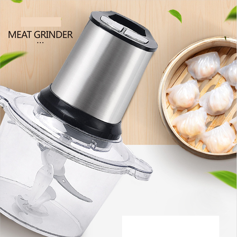 Glass Quick Blender for Vegetable Dressing Multipurpose Home Meat Mincer Blender Food Processor