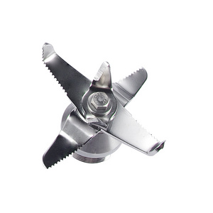 Wholesale blender cutter blades  mixer spare parts  304 stainless steel commercial strong 6 leaves blade