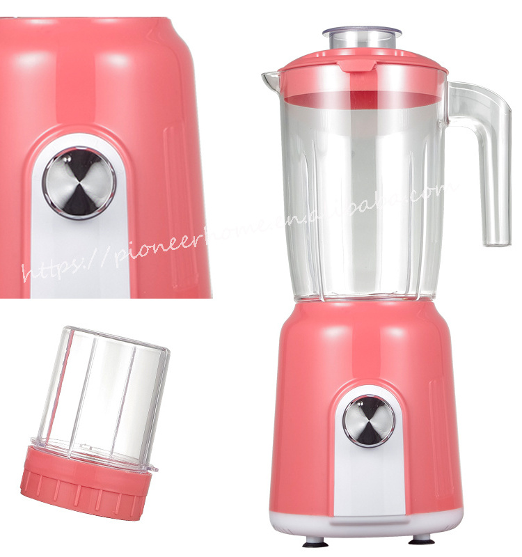 Factory Customized 2 in 1 Home Use Blender 1.5L 600w Juicer Food Processor for Kitchen