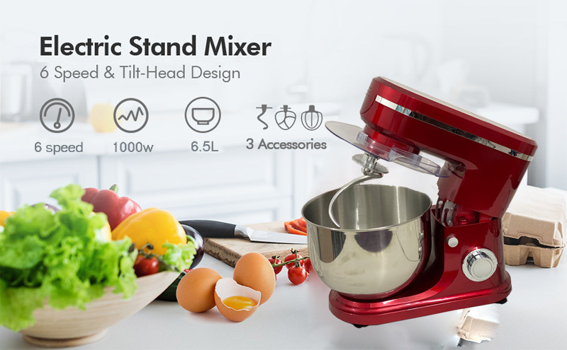 Multifunctional stand mixer 3 in 1 planetary stand food mixer meat grinder stand dough mixer