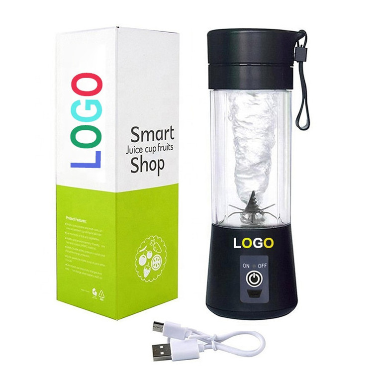 380 ML Personal Logo Custom Portable Blender Mini Home cup USB portable juice blender