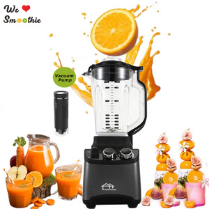 Hot Sale Commercial Timer 2L Vacuum  Blender Mixer Juicer Heavy Duty Food Processor For Juice Ice Smoothies