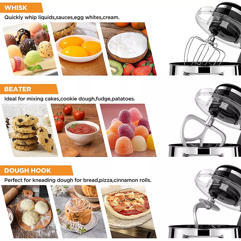 Commercial Multifunction Food processor 3 in 1 Blenders Cake Bread Dough Egg Mixer Electric Mincer Stand Mixer