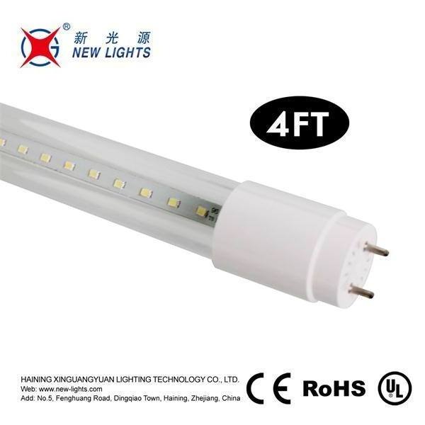 High Quality Replacement Double End Capped High Lumen 4ft T8 Led Tube Light Glass Led Tube