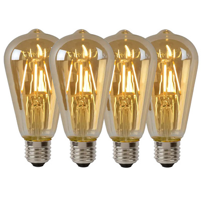 New Lights Vintage Style Decorative Light Bulb Ware White Retro Led Filament Lamp Bulb 4w St64 Led Filament Bulb