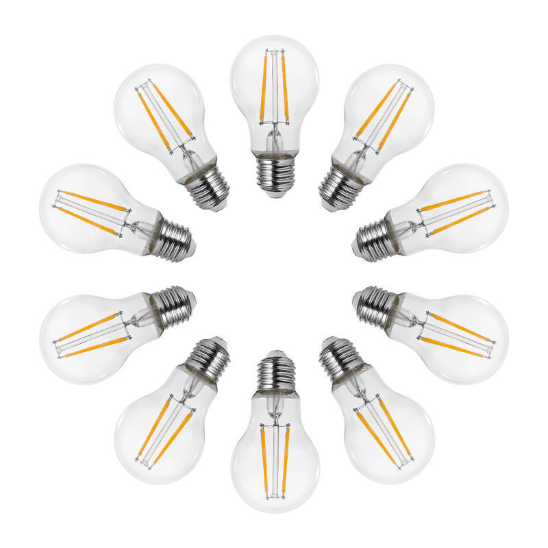 Manufacturers Wholesale E14/E12/E27/E26/B22 Power Saving Durable Smart Bulbs Home Indoor A60 Soft Led Filament Dimmable Bulbs