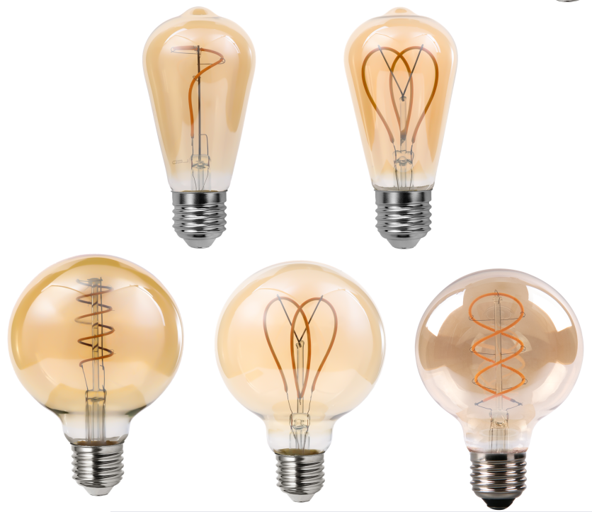 1800k-6500k C35 Dimming Adjustable Vintage Lamps E27 Warm White Soft Filament House Light Led Bulb