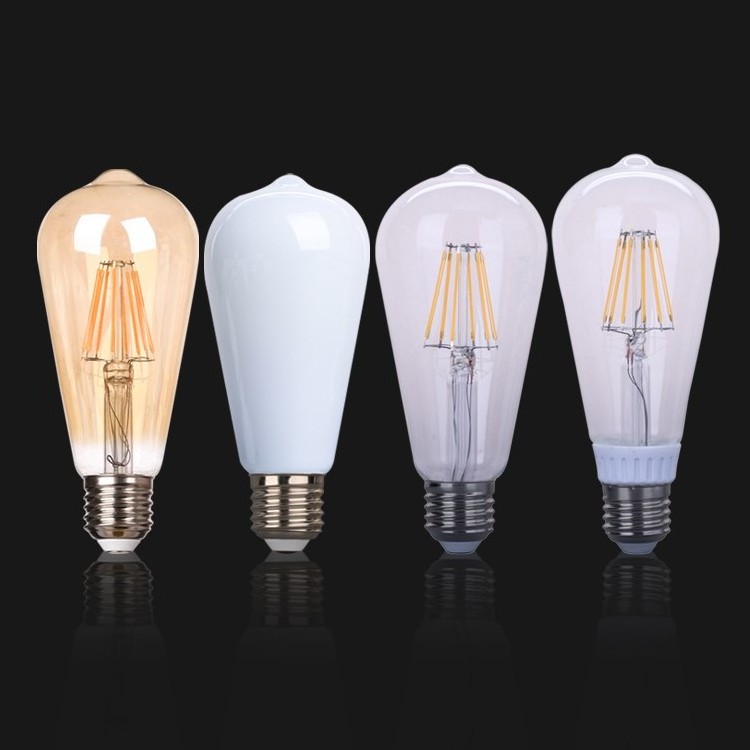 Dimmable Vintage Style Warm White Filament 4w 40 Watt Equivalent St64 Led Filament Bulb