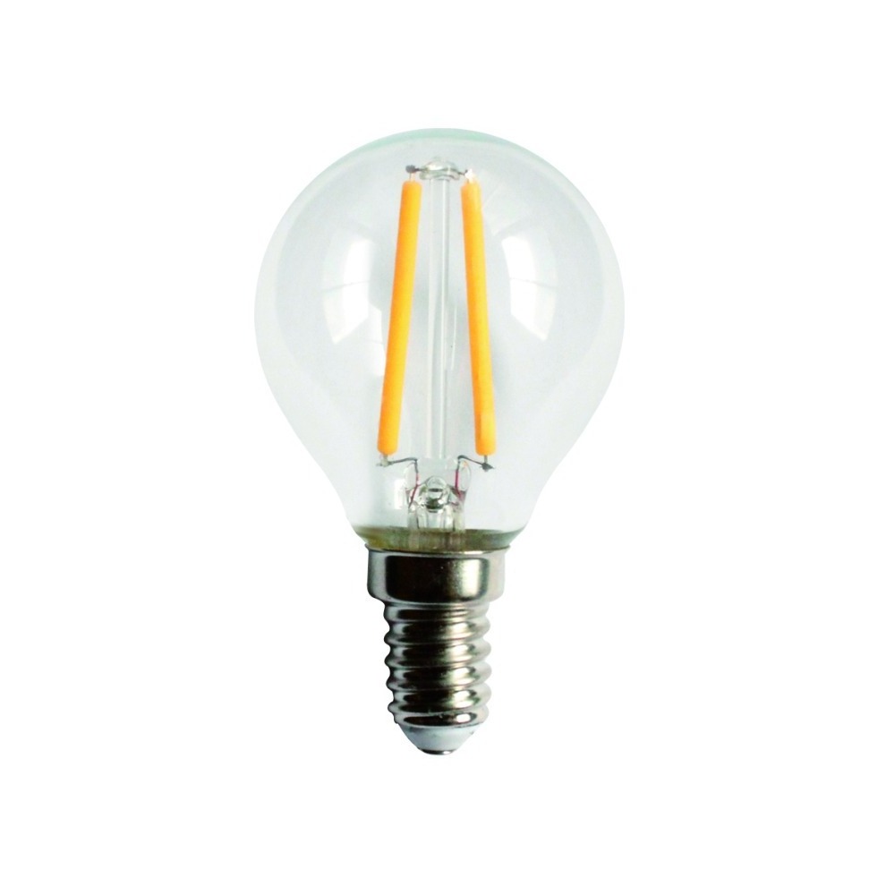 E14 E27 2w 4w 2700k 4000k 6500k G45 Round Led Lighting Lamp Filament Bulb For Indoor