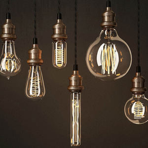 Wholesale Dimmable Filament Decorative Lighting Edison Bulb E27 Vintage Restaurant Lamp