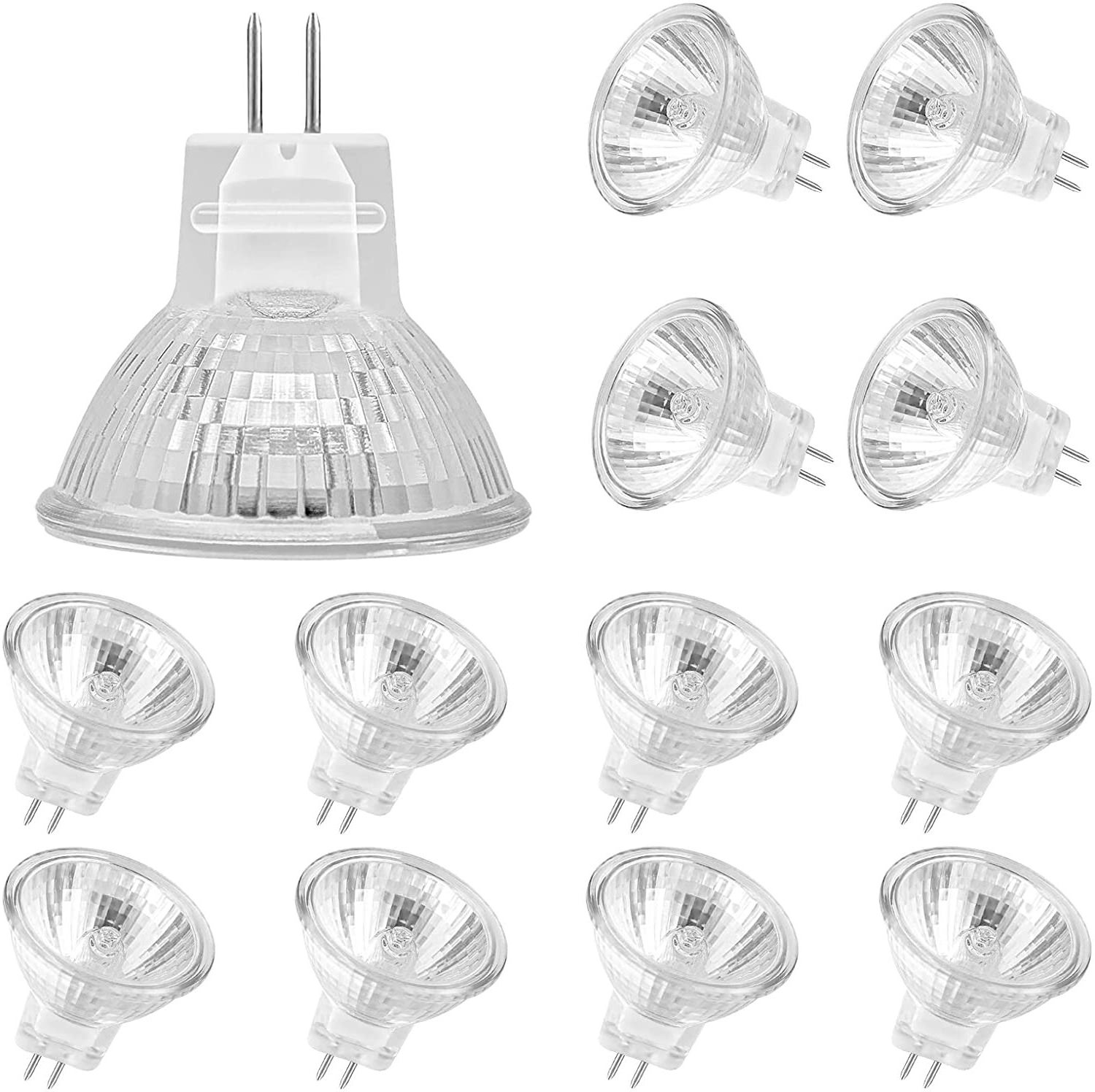 Cheap Glass Cover Halogen Lamp 12v 20w Warm White MR11 Dimmable Halogen Light Bulb For Ceiling Lights