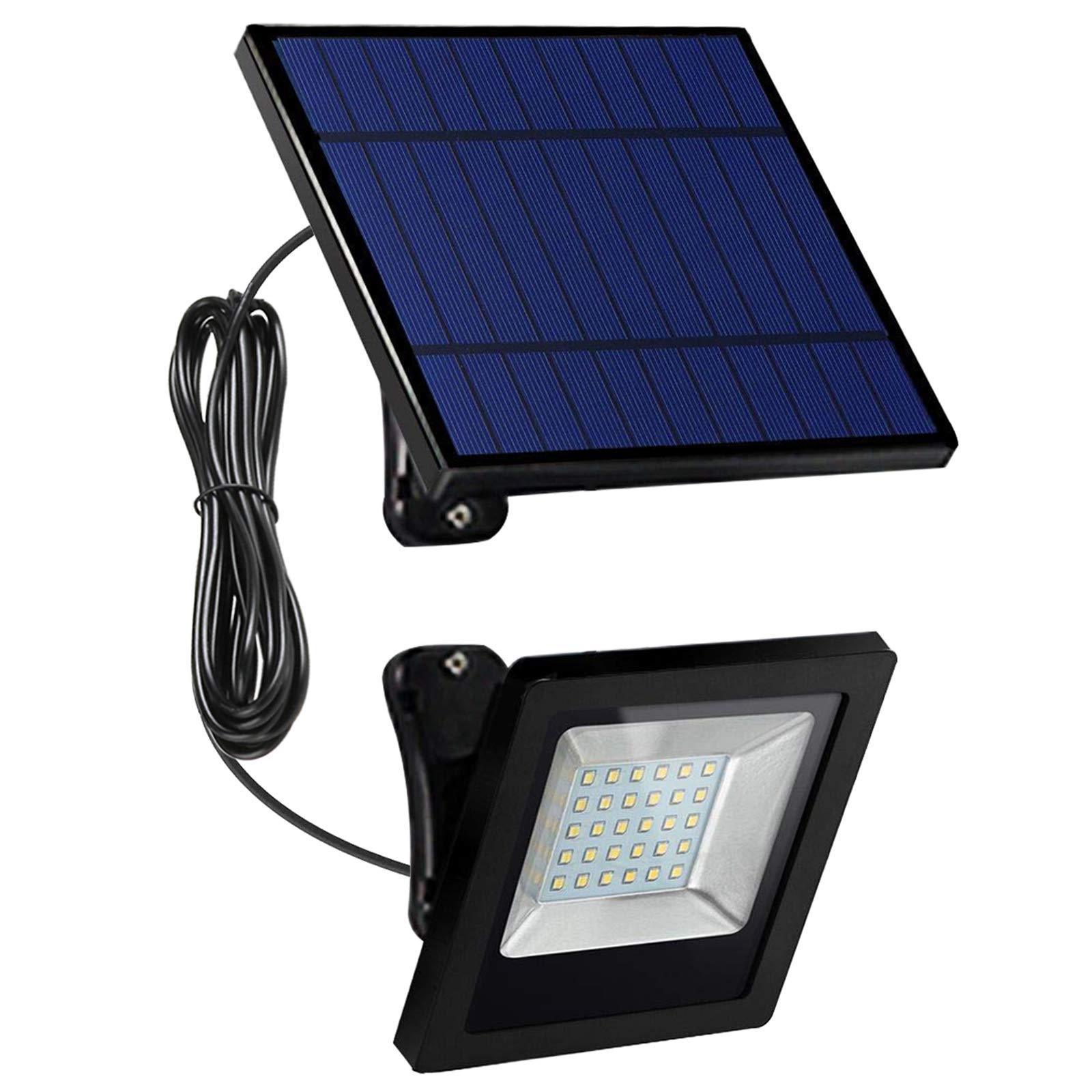 Outdoor IP65 Waterproof Auto Off or On Dusk to Dawn Adjustable Design Light Motion Sensor Solar Powered Security Flood Lights