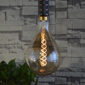 Wholesale Filament Warm White 2200k Amber Glass Large Decorative Oversized Globe Led Edison Bulbs