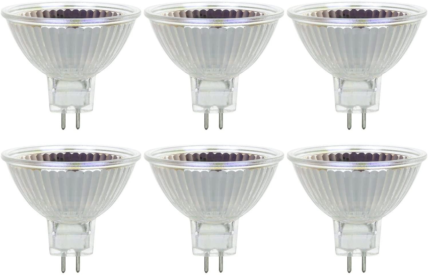 NEW LIGHTS 20W 35W 50 Watts GU5.3 Base 2 Pin 38 Beam Angle 100 CRI Dimmable Mini Reflector Flood MR16 Halogen Light Bulb