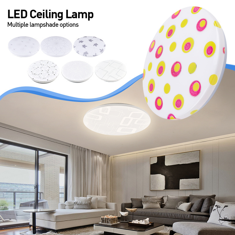 Modern Low Price Indoor Home Lighting Lamp Round 12w 18w 22w 32w LED Ceiling Light Fixture for Bedroom