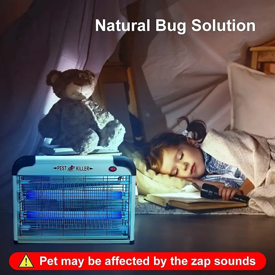 20W 40W Bug Fly Trap Insect UV Zapper Anti Mosquito Electronic Pest Indoor Home Mosquito Killer Lamps