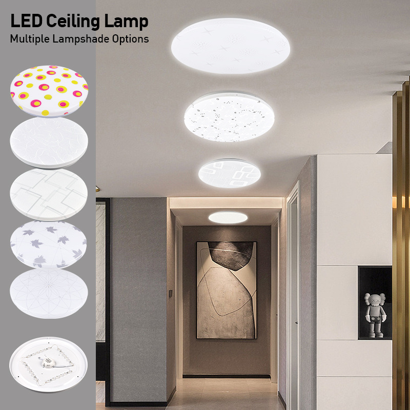 Frameless Design 42w Ultra-thin Flush Mount 3000k 4000k 6500k Round Led Ceiling Lights for Bedroom