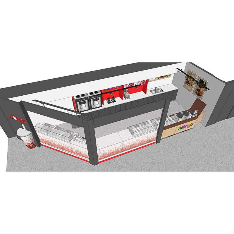 Pioneer Commercial Juice Bar Counter Design Juice Kiosk Ideas