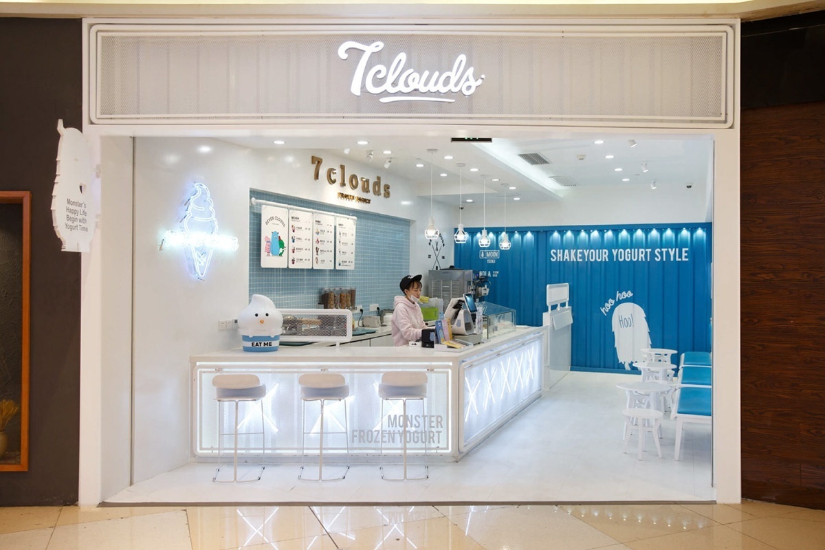 Ice Cream Shop Interior Design Frozen Yogurt Shop Counter Fruit Juice Shop Furniture