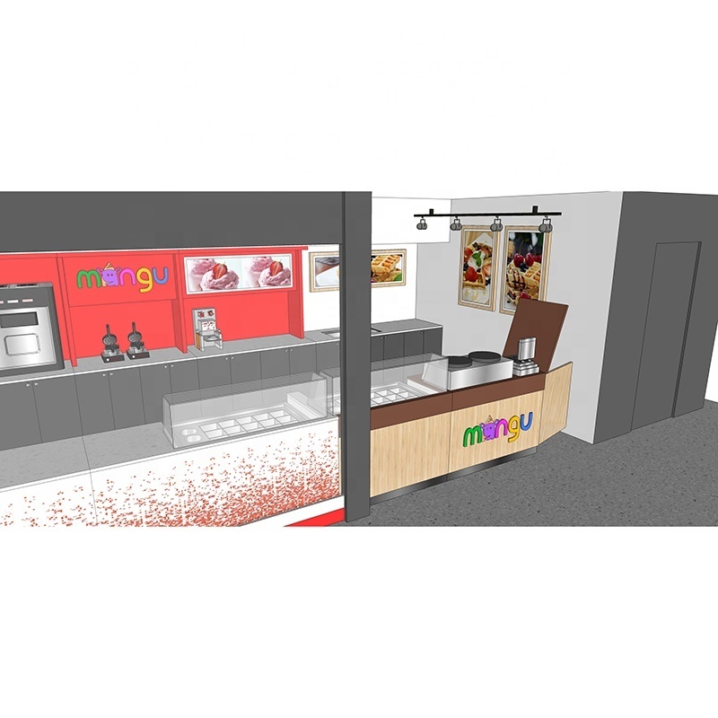 Pioneer Commercial Juice Bar Counter Design Juice Kiosk Ideas