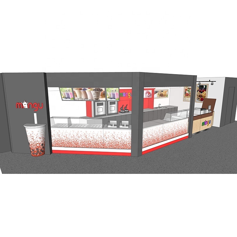 Pioneer Commercial Juice Bar Counter Design Juice Kiosk Ideas