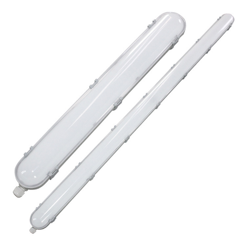 High lumen 60cm 120cm tri proof light vapor tight led fixtures IP65 waterproof 2ft 4ft batten led tri proof light for warehouse