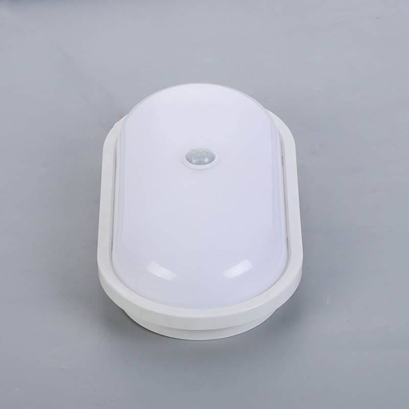 Waterproof Led Wall Light 100-265V Smart Led Light Motion Sensor Radar Moistureproof Lamp 12W Surface Mounted Ceiling Lamp