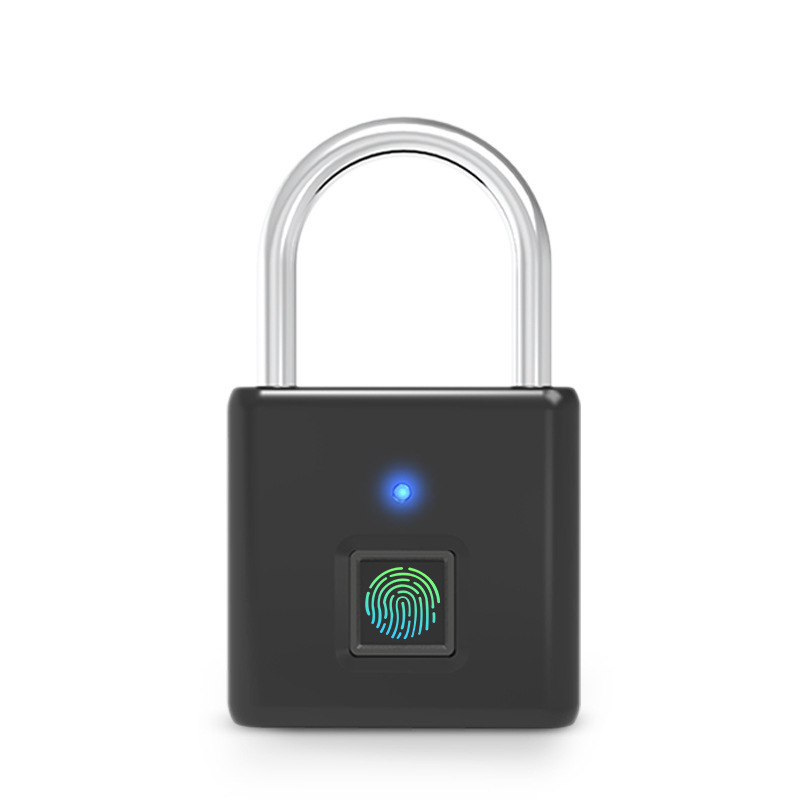 Security Zinc Alloy Fingerprint Smart Biometric Electronic Padlock Anti-theft Waterproof smart locks