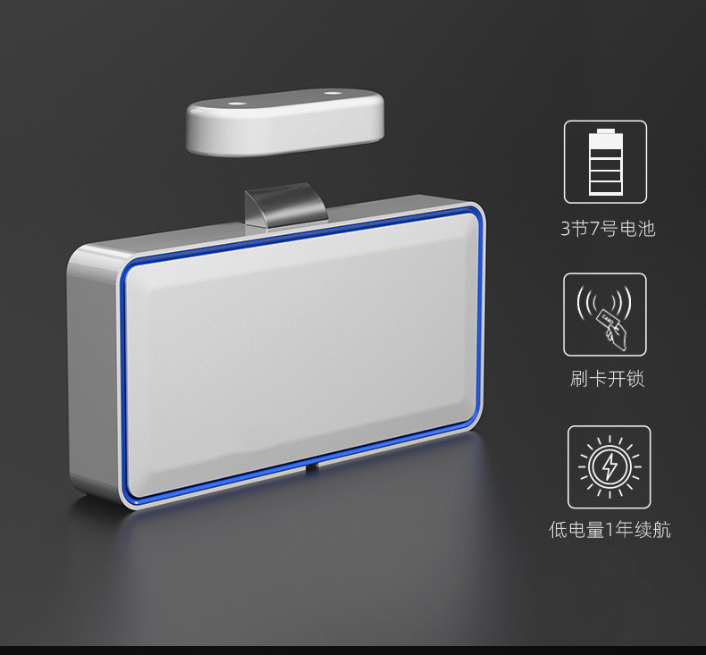 Customized Hidden Invisible Electronic Rfid Card Cabinet Drawer Lock For Home Office