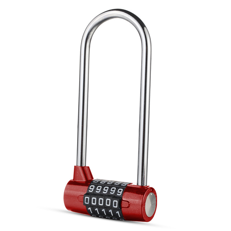 Shape Lock Zinc Alloy Anti-Theft 5 Digit Combination Zipper Lock For Cabinet lock Door Luggage And Bags Locker