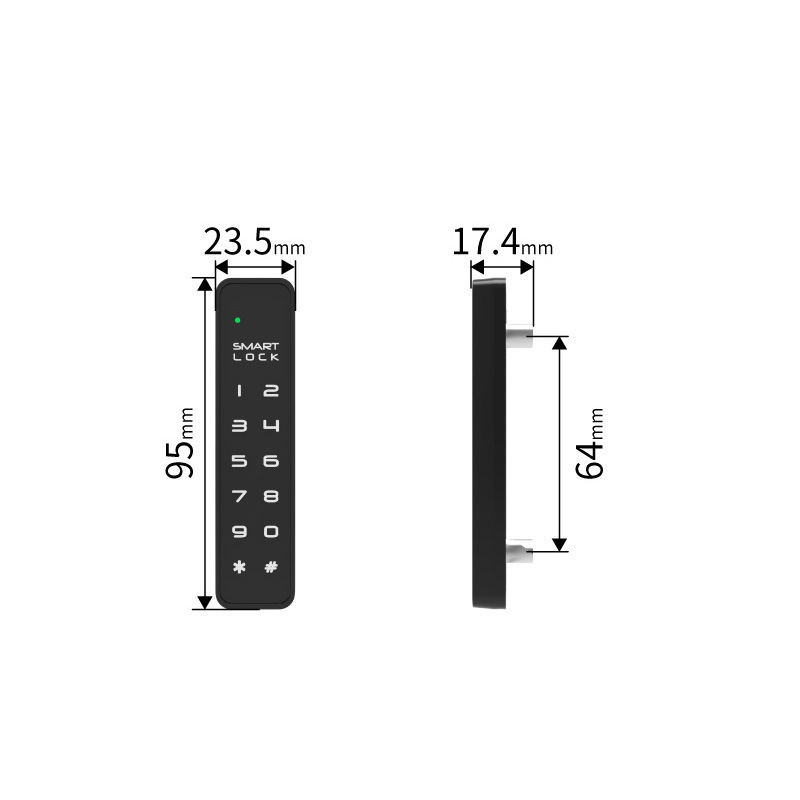 Customized Digital Keypad Cabinet Lock China Electronic Master Digital Password Drawer Locker Lock