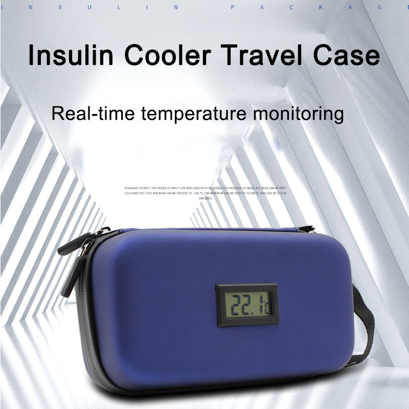 Portable Food Polyester Customized Packaging Insulin Cooler Bags Organizer Case Insulin Cooler Travel Case