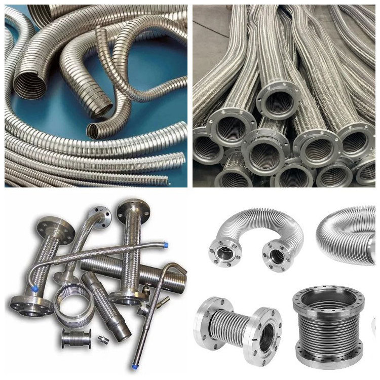 Gas Appliance Connector Corrugated Stainless Steel Tube with 3/4 Inch Fittings Metal Hose Corrugated Tubes Pipe For Gas