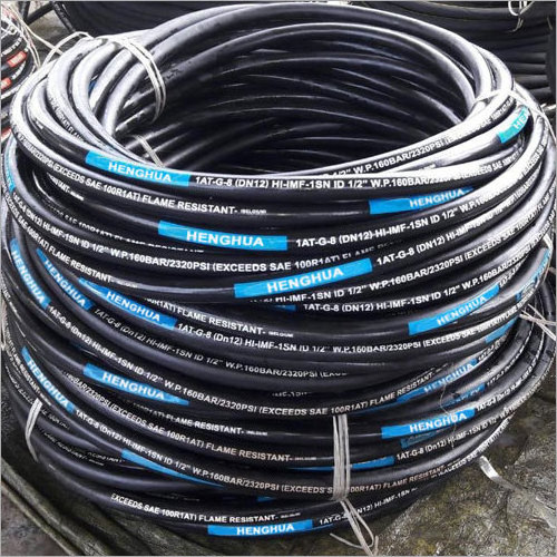 Super Long Service Life Industrial Hydraulic High Pressure Braided Air Rubber Hose Pipe Assembly Flexible Hydraulic Hose