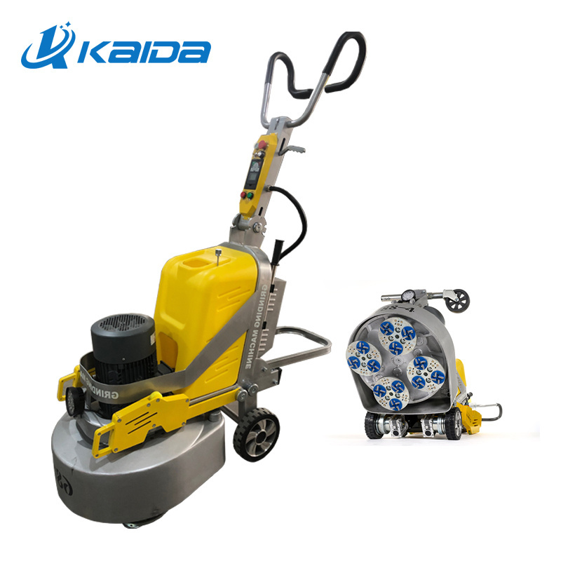 Concrete System Solution 3KW Big Area Epoxy Coating Removing Polishing Grinding Machine/Concrete Diamond Epoxy Floor Grinder