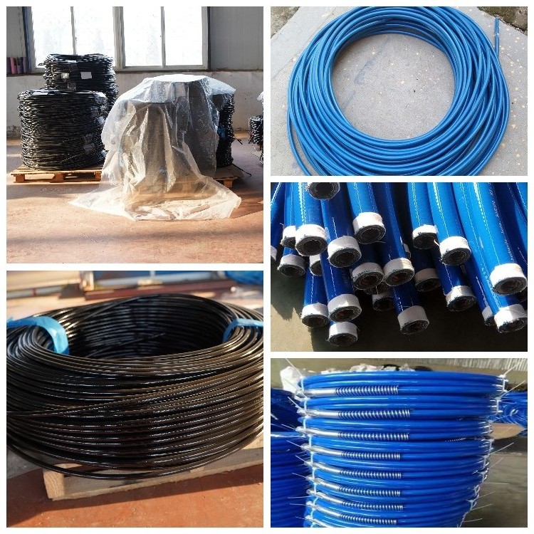 PU Nylon Reinforced Elastomer Car Wash Jet Wash Hose Sewer Jetting Hoses For High Pressure Washer