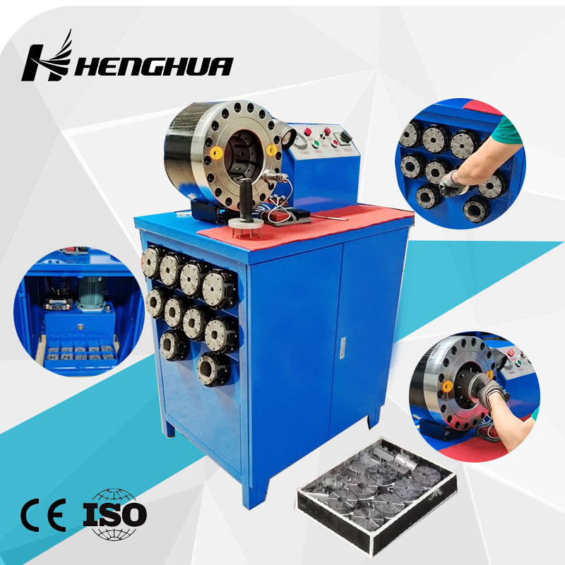 Factory Sales Quick Change 6 Patent 1/8''1/4'''-2''4'' Hydraulic Hose Crimping Machine Hose Pressing Machine For Rubber Hose