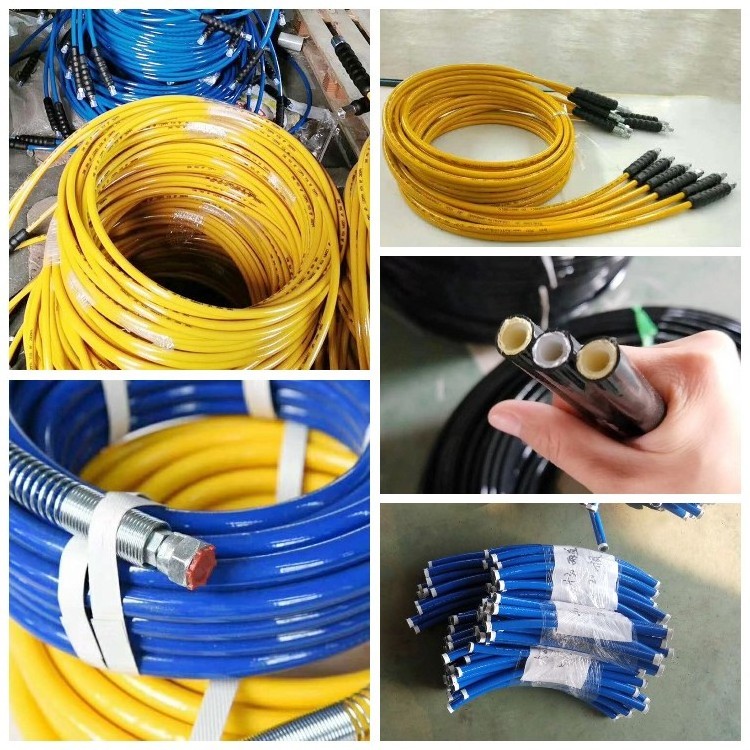 PU Nylon Reinforced Elastomer Car Wash Jet Wash Hose Sewer Jetting Hoses For High Pressure Washer