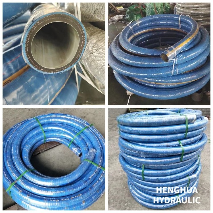 Food grade heat resistant hose Flexible rubber chemical hose EPDM Food grade suction and delivery hose with steel wire