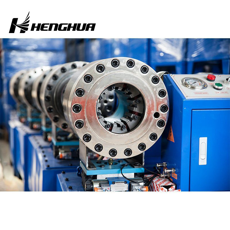 HENGHUA 1/4-2 Inch Finn Power Rubber Product Making Machinery Hydraulic Hose Crimping Machine DX68