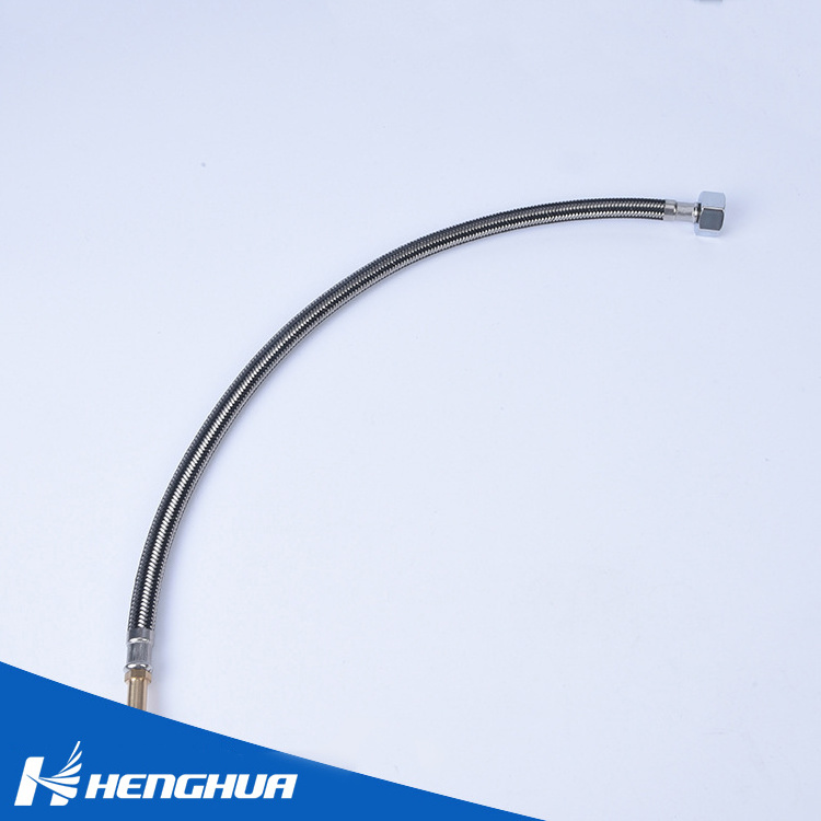 Stainless Steel Flexible Braided Knitted Shower Hose Faucet Connector Plumbing Hose Pipe